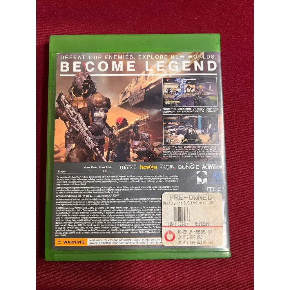 Xbox One Destiny